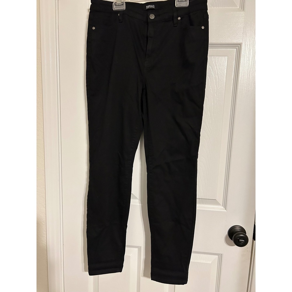 Buffalo David Bitton Hanna High Rise Skinny Jeans Black Soft Stretch Size 8/29